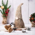 thumbnail image 5 of 2 uds/3 uds. De gnomos de felpa tejidos a cuadros de lana con piernas largas, decoración navideña para el hogar, regalo de Navidad para niños, 5 of 5