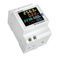 thumbnail image 2 of Graflsoa D52-2066 DIN-Rail Smart Energy Meter with LCD Display, Measures Voltage, Current, Power, Frequency, and Power Factor, AC250-450V, Ideal for Industrial and Home Use, 2 of 5