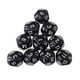 thumbnail image 5 of 10 piezas de acrílico de 16 lados poliédricos s 16-16 para tablero de mesa Negro, 5 of 7