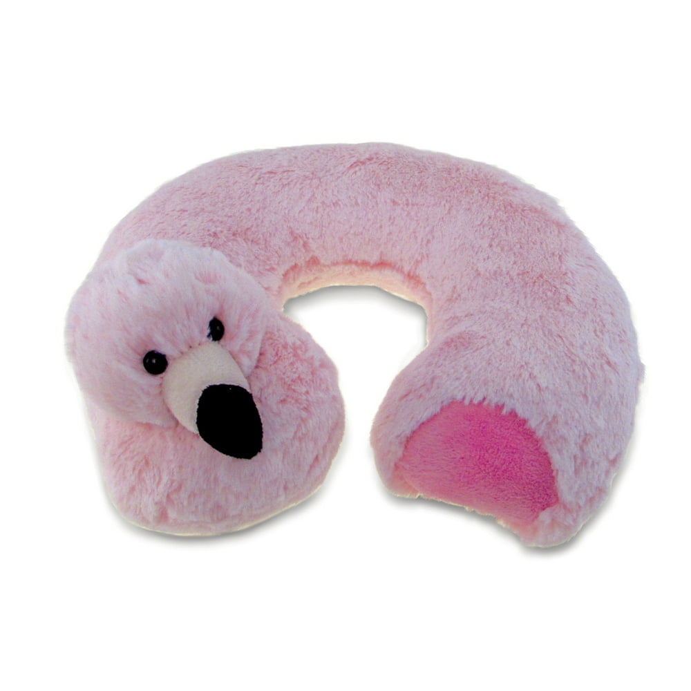 DolliBu Flamingo Plush Neck Pillow Soft Travel Neck Pillow Animal for