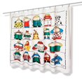 thumbnail image 1 of Cortina de Ducha Carnation Home Fashions 178x183 cm Poliéster, 1 of 4