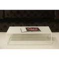 thumbnail image 3 of Pangea Home Miley Rectangular Modern Metal Coffee Table in White, 3 of 5