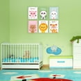 thumbnail image 2 of Set Cuadros Canvas Cuarto Bebé Animalitos Personalizables, 2 of 4