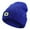 Blue, variant on Unisex Beanie with Light, USB Rechargeable LED Headlamp Winter Hat, Christmas Stocking Stuffers Gifts Warm Knitted Cap for Men Women Dad Mom (Black)