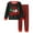 A-Black557, variant on Jamsmile Toddler Boys Outfit Sets Christmas Santa Print Plaid Pants 2 Piece Long Sleeve Sleepwear Kids Boys Clothes