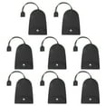 thumbnail image 1 of Uxcell Car Key Case, 8 Pcs PU Leather Key Pouch Key Fob Holder for Car Home Office Keys, Black, 1 of 7