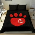 thumbnail image 2 of Juego de cama con estampado de patas, 2 of 4