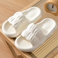 thumbnail image 4 of Sandals Cloud Slippers for Women, Pillow House Slippers Shower Shoes Indoor Slides Bathroom Sandals, Ultimate Comfort, Lightweight, Thick Sole, Non-Slip, Easy to Clean, 4 of 5