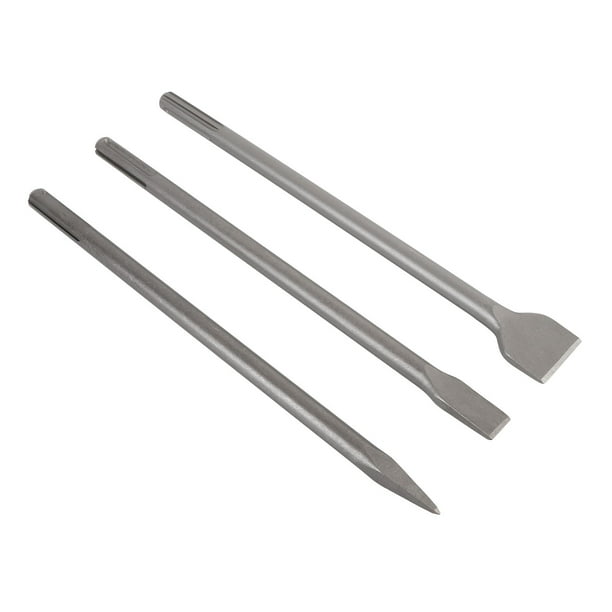 Juego De Cinceles Para Hormigón, Cinceles Para Martillo Perforador Antideslizantes, Ajustados Y De Alta Resistencia, Punta Plana, Demolición Eficiente Para Eliminación De