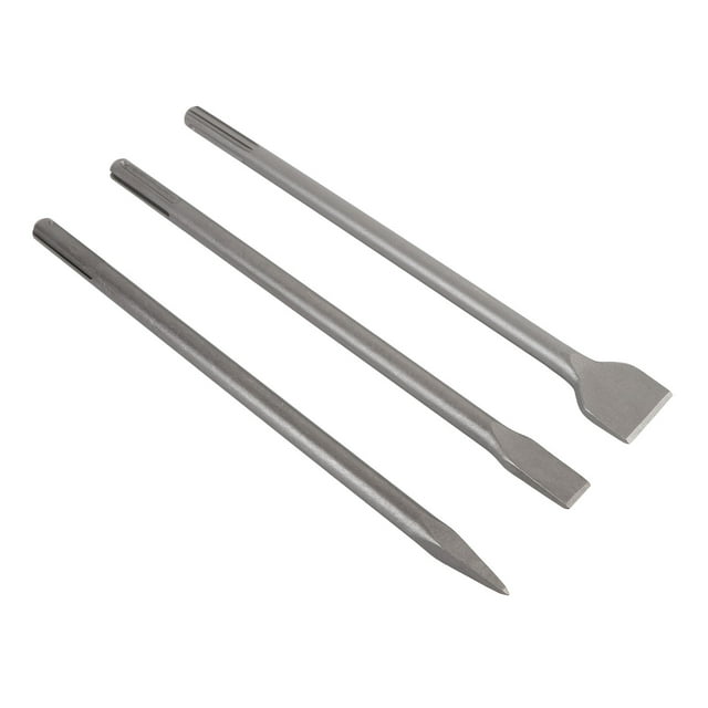 Juego De Cinceles Para Hormigón, Cinceles Para Martillo Perforador Antideslizantes, Ajustados Y De Alta Resistencia, Punta Plana, Demolición Eficiente Para Eliminación De