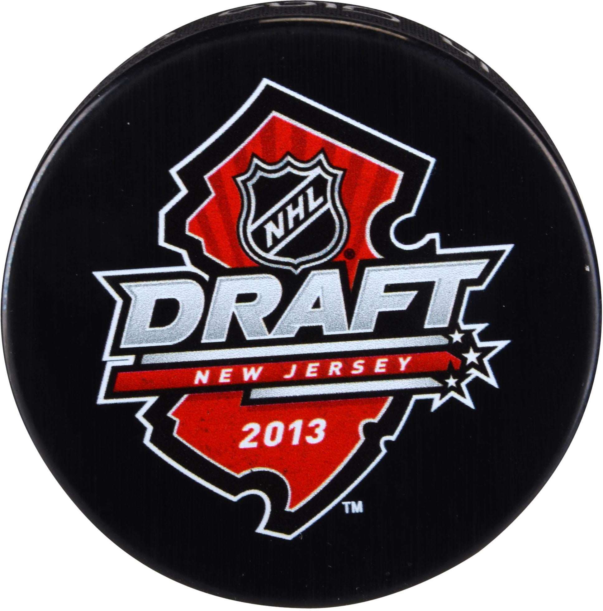 2013 NHL Draft Unsigned Draft Logo Hockey Puck