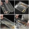 thumbnail image 4 of HIAKDOFT Porte-Couverts pour Lave-Vaisselle en Acier Inoxydable et Rangement pour Fourchettes 4 Pcs, 4 of 8