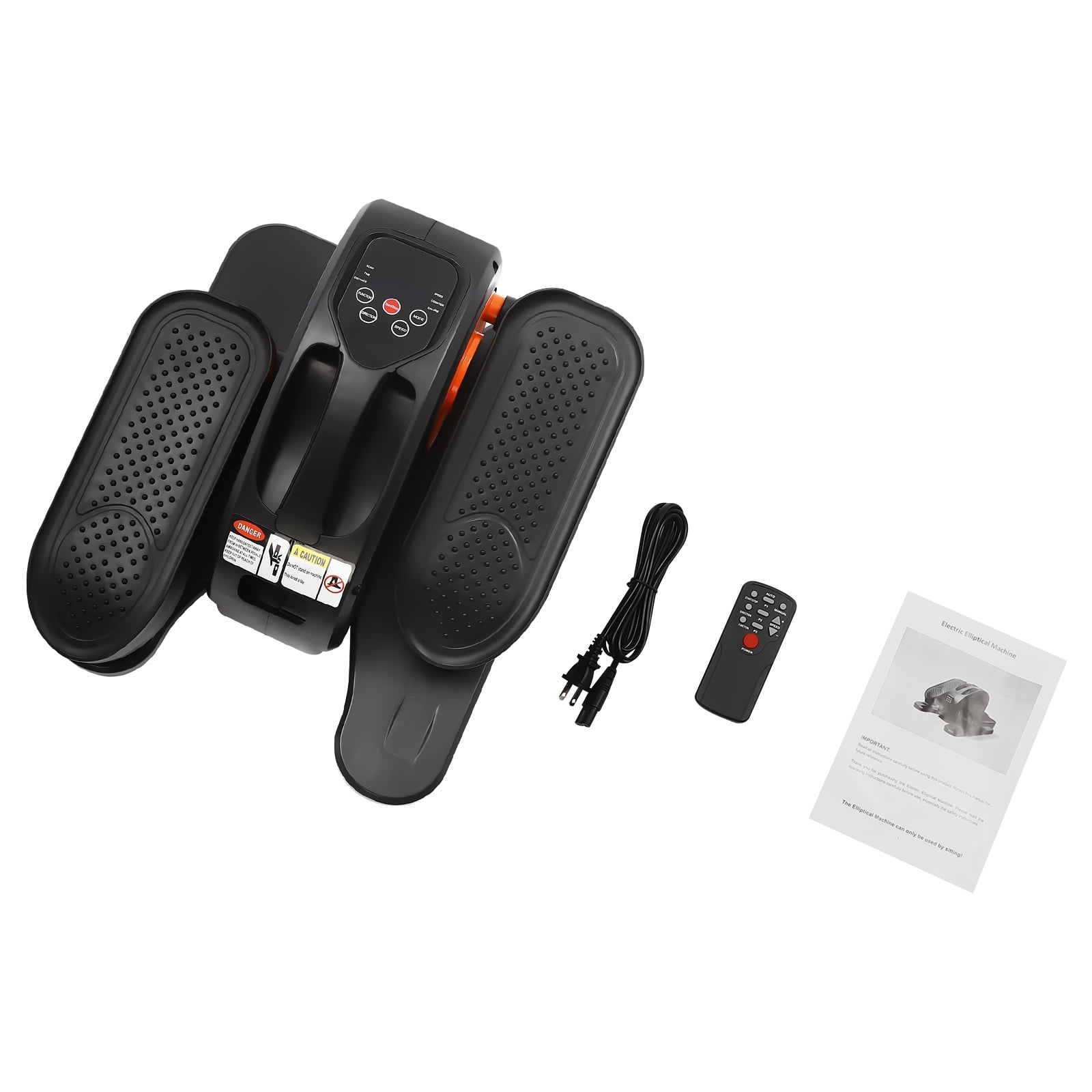 Dwellnix Under Desk Seated Pedal Elliptical Machine Electric Ellipse Leg Exerciser Remote