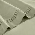 thumbnail image 4 of Superior Egyptian Cotton Deep Pocket 650 TC Sheet Set, Twin, Sage, 4 of 9
