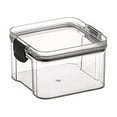 thumbnail image 2 of Food Storage Container with Airtight Lids Kitchen Rice Dispenser Spices Baking Flour Organizer Case Indoor Houseware Kitchen 1300ML, 2 of 10