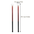 thumbnail image 2 of Raindrops 2 Pcs Maillet de Basse avec Tête en Feutre Bâtonnets de Tambour en Alliage d'Aluminium Rouges pour Percussion, 2 of 8