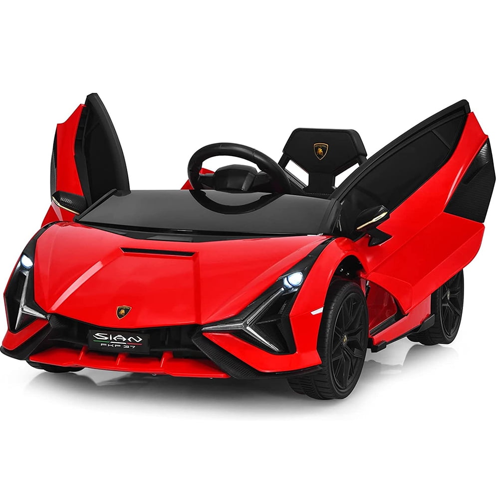 iRerts Ride on Sports Cars with Remote Control, SIAN 12V Electric Car for Kids