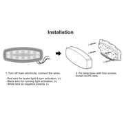 Dream Lighting LED Tail Light Combo/Passenger Side