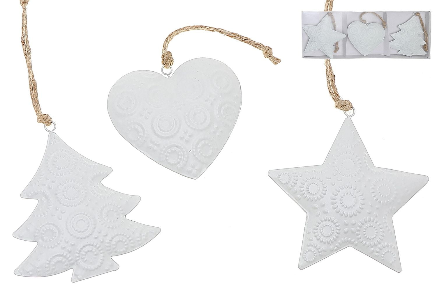 Arbre De Coeur D'Étoile D'Ornement En Bois