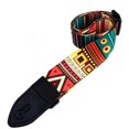 thumbnail image 1 of Cinturón de guitarra versátil estampado 3 piezas ajustable poliéster y cuero de PU correa de guitarra para bajo ANGGREK Otros, 1 of 7