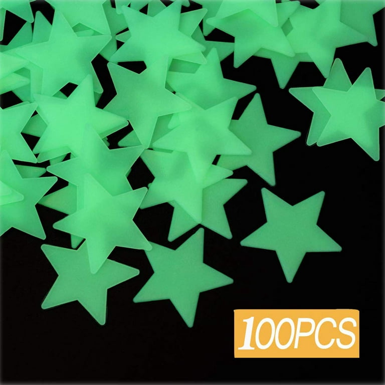 Glow in The Dark Stars for Ceiling or Wall Stickers - Glowing Wall