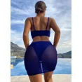 thumbnail image 2 of Traje baño sexy con cuello halter para mujer, traje baño sexy con tiras, tanga corte alto, 2 of 5