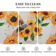 thumbnail image 3 of Oval Tablecloth 60 x 84 Inch, Sunflower Flower Tablecloth for Oval Table, Fabric Wrinkle Free Washable Waterproof Tablecloth Oval Table Cloth for Kitchen Dining Room Table, 3 of 5