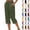 3# Army Green, variant on Petite Capris for Women with Pockets Linen Lightweight Dressy Casual Wide Straight Leg Elastic Waist Cropped Pant Summer Pull on Ladies Palazzo Capri Pants,XL,3# Army Green