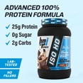 thumbnail image 3 of BPI Sports ISO HD Isolate Protein Powder – 100% Whey Isolate, Protein Powder for Muscle Gain - Chocolate Brownie, 1.6 LBS - 23 Servings, 3 of 9