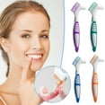 thumbnail image 4 of SharkTRUE Denture Brush Cleaner Toothbrush Double Sided Cleaning FalseTeeth Brushes, 4 of 8