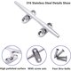 thumbnail image 4 of Cornamusa para muelle de barcos, base abierta de acero inoxidable 316 Cornamusas para cubierta de 4 pulgadas, accesorios de amarre, cornamusa para muelle de barcos. Paquete de 4, incluye tornillo, 4 of 5