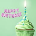 thumbnail image 4 of Kit de globos metálicos con letras Happy Birthday  color  Lilia con Motas, 4 of 4