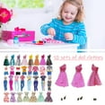thumbnail image 3 of 10 Sets Doll Clothes for 11.5-12 Inch Dolls - Fashion Dresses & Casual Outfits, 3 of 8
