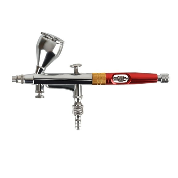 Dual Action Spray Airbrush Gun Makeup Beauty Care Skin Nail Art Cake Decoration Barber 15-50 PSI Air Brush Compressor Pen