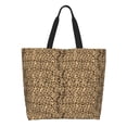 thumbnail image 1 of Disketp Leopard Print Brown Bolsa Tote Estampada para Mujer, Bolso de Hombro y de Mano para Compras y Viajes, 1 of 8