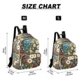 thumbnail image 2 of FORMRS Mini Backpack Purse for Women Quilted Travel Daypack Casual Shoulder Bag, Floral Garden, 2 of 7