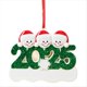 thumbnail image 1 of Adornos Navideños Familiares Personalizados 2025. Nombre Personalizado de la Familia con Texto. Adorno para Árbol de Navidad. Familia de 3., 1 of 5