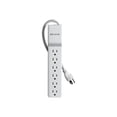 thumbnail image 1 of Belkin Home Series - Surge protector - AC 125 V - 1875 Watt - output connectors: 6 - white, 1 of 6