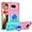 Powder Blue, variant on for Google Pixel 8 Clear Case for Girls Women, Liquid Glitter Sparkle Bling Cute Case with Kickstand Gradient Quicksand Cover for Google Pixel 8 JB Powder Blue