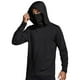 thumbnail image 1 of MHFRRA Sudadera con Capucha para Hombre, Ligera, con Protección Solar Upf50+, para Deportes Al Aire Libre, para Primavera y Verano, con Ajuste Cómodo Negro, 1 of 4