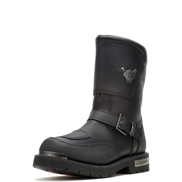 HARLEY-DAVIDSON FOOTWEAR Bota casual de cuero para motocicleta para hombre, color negro, 12 M US