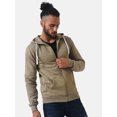 thumbnail image 3 of Men Zipper Solid Full Sleeve Stylish Casual Hooded Sweatshirt, 3 of 6