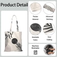 thumbnail image 4 of Geometric Bohemian Canvas Tote – Colorful Reusable Shopping Handbag, 4 of 6