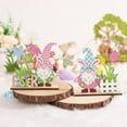 thumbnail image 6 of Wisremt Contemporary Easter Multicolor Wood Centerpiece Decoration, 6 of 7