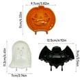thumbnail image 2 of Halloween Theme Pumpkin Bat Ghost Shaped Baking Molds, Reusable Handmade Pie Molds Dough Molding Tools For Party Decor, 2 of 4