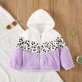 thumbnail image 3 of MEZZALL Girls Jacket Long Sleeve Winter Warm Coat Cute Leopard Print Trim Zip Up Outerwear Toddler Kids Coats Cute Child Streetwear, 3 of 3