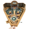 Golden Bright New Era Pinball Tabletop Game Baseball Pinball Tabletop Games - Classic Miniature Wooden Retro Sports