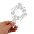 thumbnail image 5 of RENACLIPY Creative Hexagon Frame Metal Die for DIY Scrapbooking and Decorative Paper Projects, 5 of 6