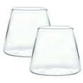 thumbnail image 1 of Juego de 2 vasos para beber Laklulu, vasos de vidrio modernos para bar, combina con vasos de degustación y mezcladores, whisky, bourbon y escocés, 1 of 6