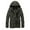 Army Green, variant on uikmnh Mens Coats and Jackets Men's Winter Coat Thick Jacket Mid Length Hooded Cargo Jacket Size:3XL